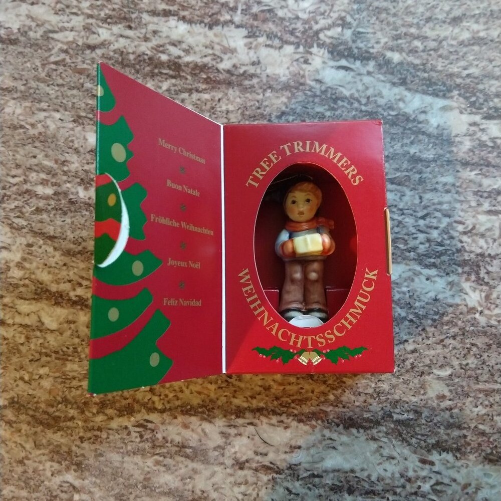 1998 Hummel ORNAMENT Figurine "FOR ME?"